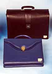 Serviette cuir 3 soufflets